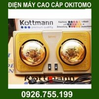 Đèn sưởi nhà tắm Kottmann 2 bóng K2BH