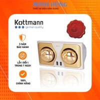 Đèn sưởi nhà tắm KOTTMANN 2 bóng K2BH - Minh Hùng