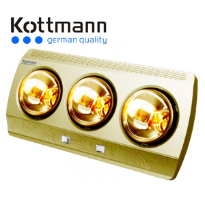 Đèn sưởi nhà tắm Kottmann K3BG (K3B-G) - 3 bóng