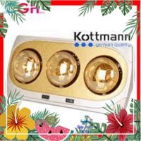 Đèn sưởi nhà tắm Kottmann 3 bóng K3B-NV Nguyên Đai Nguyên Kiện