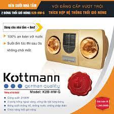 Đèn sưởi nhà tắm Kottmann K2B-HW-S - 2 bóng