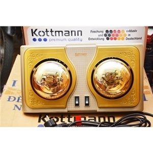 Đèn sưởi nhà tắm Kottmann K2B-Q - 2 bóng