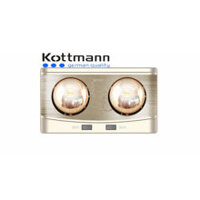 Đèn sưởi nhà tắm Kottmann K2BG (K2B-G) - 2 bóng