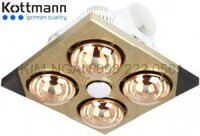 Đèn sưởi nhà tắm Kottmann K4BT - 4 bóng