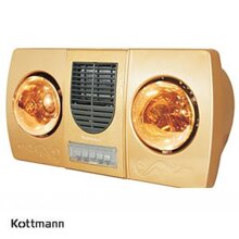 Đèn sưởi nhà tắm Kottmann K2B-HW-S - 2 bóng