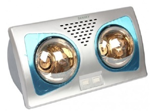 Đèn sưởi nhà tắm Sanaky SNK-2B - 2 bóng vàng
