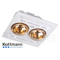 Đèn Sưởi Phòng Tắm 2 Bóng Kottmann K9-S Âm Trần