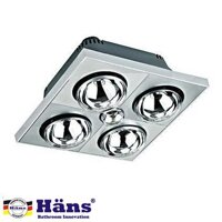 Đèn sưởi phòng tắm 4 bóng hồng ngoại Hans H4B