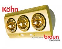 Đèn sưởi phòng tắm Braun Kohn KN03G