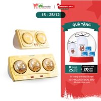 Đèn Sưởi phòng tắm Chefman 2 Bóng, 3 Bóng Halogen độ chịu nhiệt Tốt, Đèn sưởi nhiệt hiệu suất 825W, tiết kiệm ngân sách