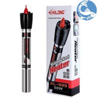 Đèn Sưởi XILONG XL - 999 50 - 300W siêu ấm cho hồ cá, bể cá thủy sinh , Thiết Kế Vỏ INOX Chống Vỡ