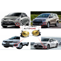 Đèn sương mù ống kính VÀNG cho TOYOTA VIOS INNOVA COROLLA ALTIS Fortuner hilux 2014 2015 2016 2017 2018 đèn cản trước đèn thể thao