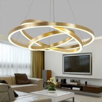 Đèn thả  3 vòng thân vàng 22816