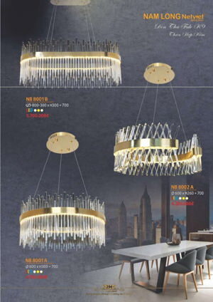 Đèn thả bàn ăn NB 8001B