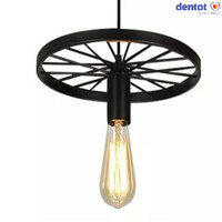 Đèn Thả Bánh Xe - Đèn Trang Trí Quán Cafe THCN117