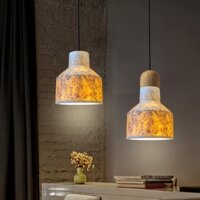 Đèn thả đá mài sợi khảm xà cừ JENKA