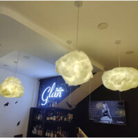 Đèn Thả Đám Mây Bông Gòn Trang Trí Phòng Ngủ Thơ Mộng Cho Bé, Decor Khu Vui Chơi