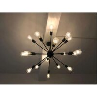 Đèn thả deco chân nhện thẳng, chân nhện zich rắc đui e27