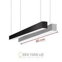 Đèn Thả: Đèn máng led hộp thả trần 0,6m cho văn phòng 18W