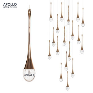 Đèn thả đơn giọt sương hoặc chùm thông tầng DTHD 6846A