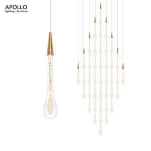 Đèn thả giọt sương ánh vàng kim tuyến DTTT 6830A