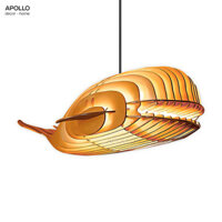 Đèn thả gỗ cá nhà táng trang trí DTT 4536A