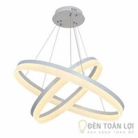 Đèn thả: Hai vòng đèn tròn LED lồng nhau cực đẹp
