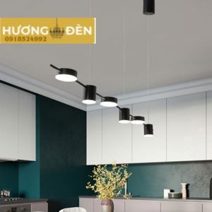 Đèn thả hiện đại Luxury Black 6 bóng A03-6