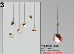 Đèn thả hiện đại THD21/1