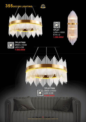 Đèn thả hiện đại TPL01T600