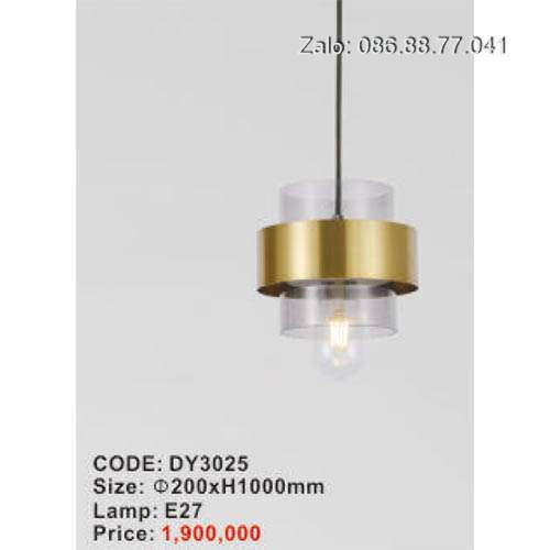Đèn thả hợp kim thủy tinh DY3025