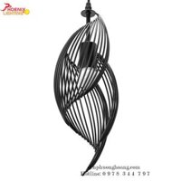 Đèn thả khung sắt uốn lượn kiểu dáng độc đáo – Đèn Phượng Hoàng