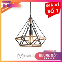 Đèn thả kim cương cuốn dây thừng trang trí quán cafe - Owl Lighting
