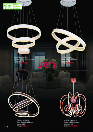 Đèn thả Led trang trí giá gốc DKM8152