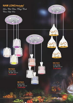 Đèn thả NB 214/4