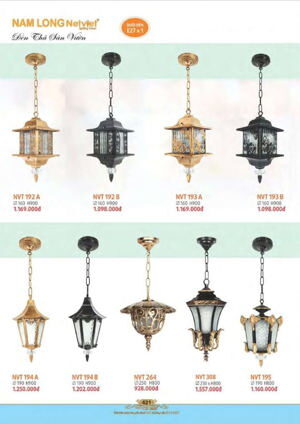 Đèn thả ngoại thất NVT 308