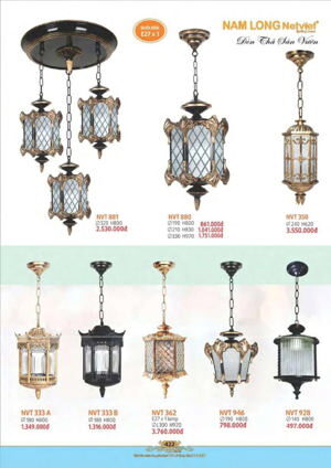 Đèn thả ngoại thất NVT 946