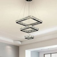 Đèn thả pha lê 3 vòng cao cấp D400 VA-TPL7262