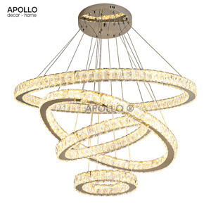 Đèn thả pha lê 3 vòng tròn DTHD 6838A