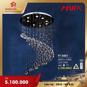 Đèn thả pha lê FT5001