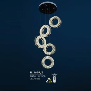 Đèn thả pha lê TL1699/5