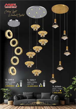 Đèn thả pha lê TL1699/5
