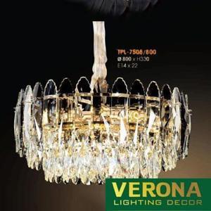 Đèn thả pha lê Verona TPL-7508/800