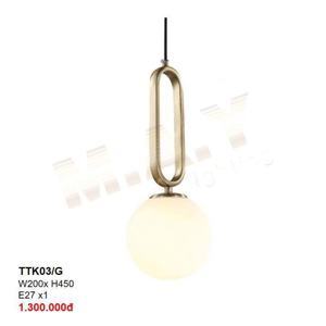 Đèn thả quả cầu TTK03G