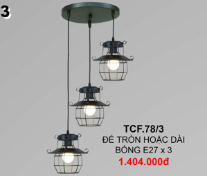Đèn thả TCF78/3