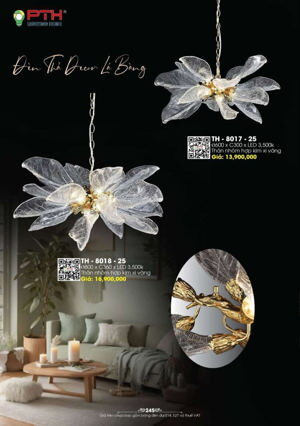 Đèn thả TH-8017/Ngang