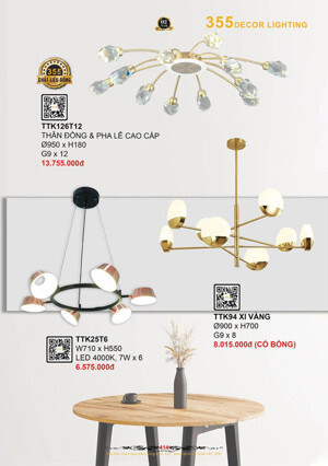 Đèn thả thiết kế TTK25T6