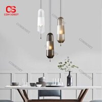 Đèn Thả Thủy Tinh Ống Dài Nghệ Thuật Ánh Sáng Trang Trí Tinh Tế