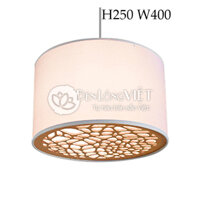 Đèn thả trần bằng vải DT-VL043