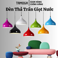 Đèn thả trần, đèn thả bàn ăn giọt nước nhiều màu TAMOGA  ZIVUTI 8010 cỡ 300mm